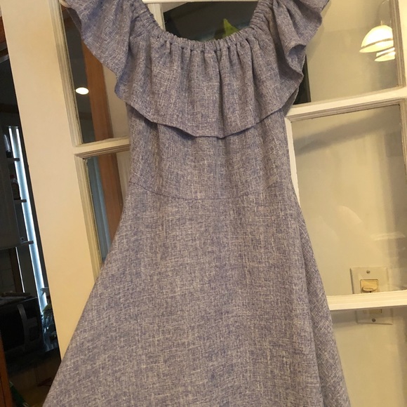 Design Lab Lord & Taylor Small Light Blue Dress - Picture 4 of 4